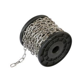 Venta al por mayor de fábrica 19mm Longitud interior 76 Ancho Longitud 29mm Cadena soldada inox DIN763 Cadena corta de eslabones de acero inoxidable 316 - Product Image 5