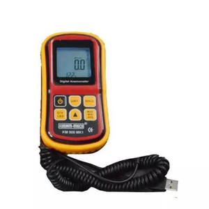 Anémomètre numérique portatif à fil chaud Kusam-Meco KM-908MK, outil de mesure haute vitesse, précision de 3 %, résolution de 0,01 m/s, IP55 - Product Image 1
