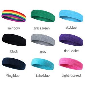 Custom logo Sweat Absorption Exercise Sweat Prevention Fitness <b>Yoga</b> Men's and Women's Pure Cotton <b>Headband</b> - Product Image 3