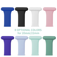 HuaMJ 20mm 22mm bracelet de montre d'infirmière épingles de sécurité Fob en Silicone bracelet de montre fob pour Samsung Galaxy Active
