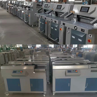 Cortadora de Papel Hidráulica Automática de Alta Precisión MILES 6710PX en Venta, Máquina de Corte de Papel Infrarroja de 30 mm, 100 mm, 670 mm