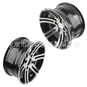 Accesorios para ATV, Ruedas de Aleación de Doble Diámetro de 14 Pulgadas, Ruedas Delanteras para UTV, Material de Aluminio con Acabado Cromado - Product Image 4