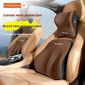Cuscino per Poggiatesta Auto in Memory Foam di Alta Qualità, Supporto Lombare e Cervicale Minimalista - Product Image 5