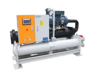 Refrigeration and Heat Exchange Equipment for 60HP Industry Water Cooled Screw Chiller Unit