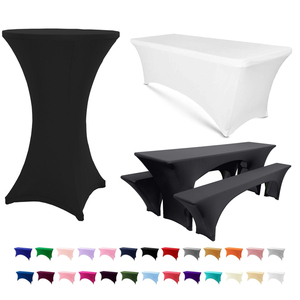 Vente en gros bon marché couleur personnalisée conceptions personnalisées logo imprimé par sublimation couverture de <span class=keywords><strong>table</strong></span> jetable étanche à l'huile <span class=keywords><strong>extensible</strong></span> pour - Product Image 1