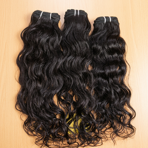 Extensiones de Cabello Humano Remy 100% Virgen Indio Sin Procesar, Tejido Doble a Máquina, 100g, Permanente, Compatible con Todos los Colores - Product Image 1