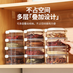 Boîte de rangement hermétique pour épices Chef Jun avec couvercle pour réfrigérateur, récipient alimentaire en plastique PP pour usage domestique - Product Image 2