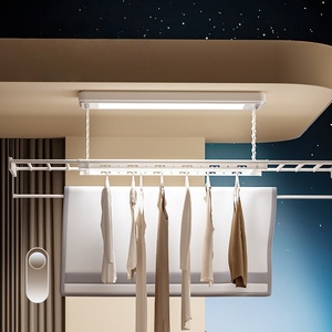 Indoor balcony home lifting intelligent automatic multifunctional remote control double scissors <b>electric</b> <b>drying</b> <b>rack</b> - Product Image 3