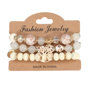 Fashion Jewelry Tree Of Life <b>Beaded</b> <b>Bracelets</b> Resin Zinc Alloy Unisex Gift Made In China - Product Image 6
