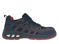 Chaussures de sécurité unisexes ACE, légères, coupe basse, avec embout en acier, antidérapantes, empeigne en maille, construction en PU, printemps-automne