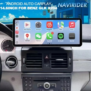 วิทยุติดรถยนต์ Navirider ขนาด 14.6 นิ้ว รองรับ CarPlay สำหรับรถเบนซ์ GLK X204 ปี 2008-2011 หน้าจอสัมผัส ความละเอียด 3200x1200 เครื่องเล่นมัลติมีเดีย วิดีโอ ระบบ Android พร้อม GPS และระบบเสียงอัตโนมัติ - Product Image 1