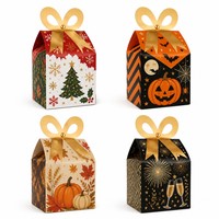 Boîte Cadeau Festive 2026 en Promotion avec Poignée - Boîte Cadeau en Carton Personnalisée avec Doublure en Mousse pour Cadeaux de Nouvel An