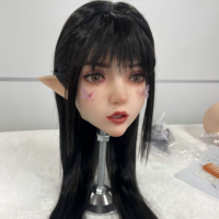 2026 Ai silicone tête de mâchoire mobile implant capillaire Cosplay pour boutique vente chaude dans le monde tête ajouter fonction électrique