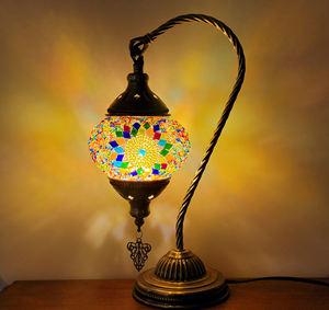 Lampu Kit Mosaik Turki LED Modern Ramah Lingkungan Bentuk Angsa dari Kaca, Buatan Tangan, Sistem Plug-in, Cocok untuk Rumah - Promo Hot Sale - Product Image 3