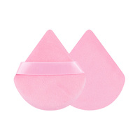 Bouffée de coton compensée bouffée de maquillage de haute qualité avec ruban pour poudre de miel