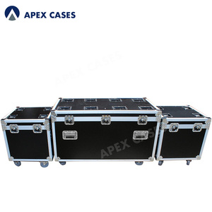 APEX CASES Ensemble de 3 valises utilitaires, boîte à outils pour câbles, valise de scène, valise de transport, valise de vol - Product Image 3
