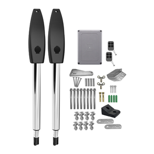 24VDC 솔라 풀 세트 자동 스윙 도어 운영자 웜 기어 스윙 게이트 오프너 - Product Image 2