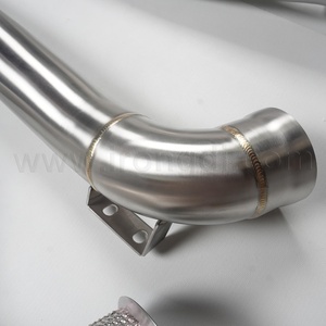Reducing Straight Downpipe Exhaust for Benz AMG GT GTS GTC GTR 2015-2017 M176 C190,Optimized for Exhaust Flow - Product Image 6