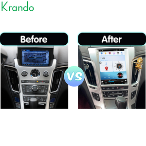 9.7 ''Tesla écran Vertical autoradio Android pour Cadillac CTS 2007-2012 voiture Gps Navigation Autostereo sans fil Carplay <span class=keywords><strong>Google</strong></span> - Product Image 2