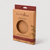 Boîte d'emballage en carton pliable personnalisée, économique et écologique, avec fenêtre découpée et languette de suspension, pour foulards, serviettes et vêtements