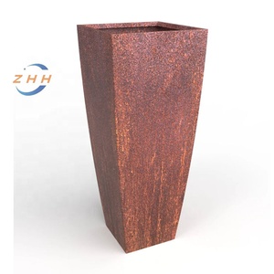 Jardinière <span class=keywords><strong>en</strong></span> acier Corten Pots de fleurs et jardinières de qualité supérieure pour une utilisation intérieure et extérieure - Product Image 1