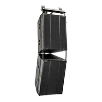 Altavoz Profesional de Doble Woofer de 12 Pulgadas, Altavoz de Línea de Audio de Madera