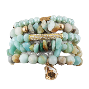 Juego de Pulseras Elásticas con Cuentas Geométricas Bohemia en Más de 100 Colores, Regalos de Boda, Joyería de Cristal para Mujer, Nuevo Producto 2023 - Product Image 1
