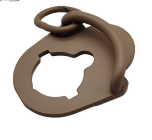 Adaptateur de sangle à double boucle en métal durable haute pression pour tir tactique, chasse et sécurité, avec rotules de fixation - Product Image 2