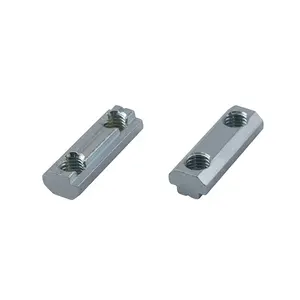 Verified Supplier GB aluminium extrusion connector fasteners M8-4080 2 hole long Sliding in t nuts slide-in T nut #5462