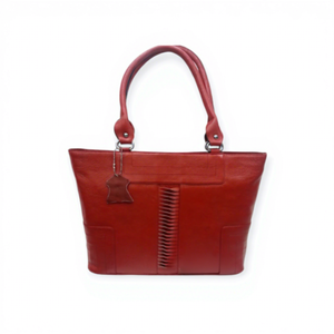 Sac à bandoulière en cuir de vachette grande capacité BS INTERNATIONAL pour femmes, sacs à main décontractés, brun naturel, léger, écologique - Product Image 6