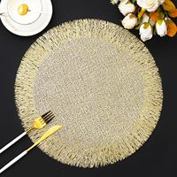 TUOTU Classique, isolé en PVC, réutilisable, résistant à l'huile, durable, antidérapant, écologique, séchage rapide, résistant à la chaleur, souple, diamètre 38 cm
