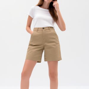 Custom Black High Waisted Pleated Bermuda <strong>Shorts</strong> <strong>Women</strong> Suppliers Golf <strong>Shorts</strong> Cargo <strong>Khaki</strong> <strong>Shorts</strong> - Product Image 1