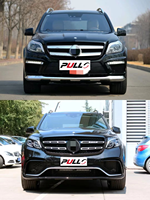 Kit carrosserie PP pour Mercedes Benz GL X166 2013-2015, style GLS63 AMG, kit de lifting pour transformer l'ancien modèle en nouveau |   Ajustement direct |   OEM