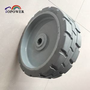 Roue de plateforme élévatrice à ciseaux avec pneu plein anti-crevaison 15X5 pour Haulotte 2820302890 - Product Image 2