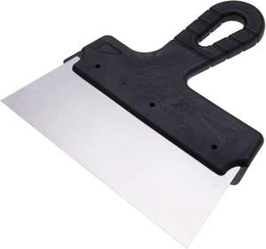 Raschietto per cartongesso in acciaio inox mastice strumento portatile coltello per mastice con riempimento largo per stucco coltello flessibile per mastice - Product Image 1