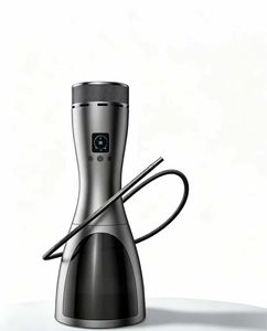 Chicha Électrique Rechargeable Moderne Portable Vaporisateur de Shisha Finition Laquée Corps en Plastique Utilisation en Voyage - Product Image 1