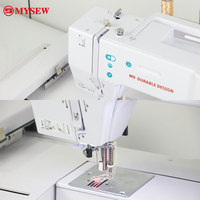 Machine à broder portable informatisée de précision MYSEW, moteur, 500 motifs, accessoires résistants à l'usure pour usage domestique