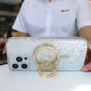 Support de téléphone portable magnétique personnalisé, rotation à 360 degrés, anneau de maintien pour téléphone, support de téléphone pour iPhone 16 15 14 13 12 11 Series - Product Image 4