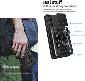 Trượt Máy Ảnh Ống Kính Bảo Vệ Cửa Sổ Điện Thoại Di Động Trường Hợp Đối Với Tecno Spark 40 30 <span class=keywords><strong>Pro</strong></span> Cộng Với 4G Vòng Chân Đế Cover Quay Lại - Product Image 4