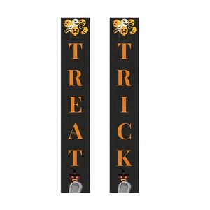 Juego de Pancartas Personalizables para Halloween con Diseño de Truco o Trato y Feliz Halloween para Decoración del Hogar y Fiestas - Product Image 5