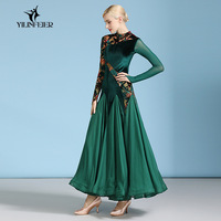 Ylf720 LILACDANCE Robe de danse de compétition de salon américain 100 % polyester de haute qualité, personnalisée, pour adultes – Grande Vente