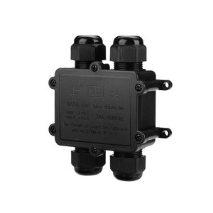Boîtier de jonction étanche 4 voies en plastique pour extérieur, bloc de terminaison de câblage pour <span class=keywords><strong>jardin</strong></span>, rue, <span class=keywords><strong>fontaine</strong></span>, tunnel, lampe sous-marine - Product Image 2