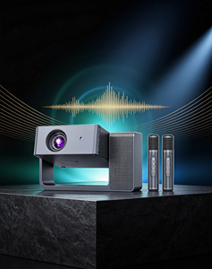 Projecteur DLP HT30 1500 Lumens 1080P Haut-parleurs intégrés Double microphone Home cinéma portable Android 10 Anglais 4 Go de RAM 16 Go de ROM - Product Image 1