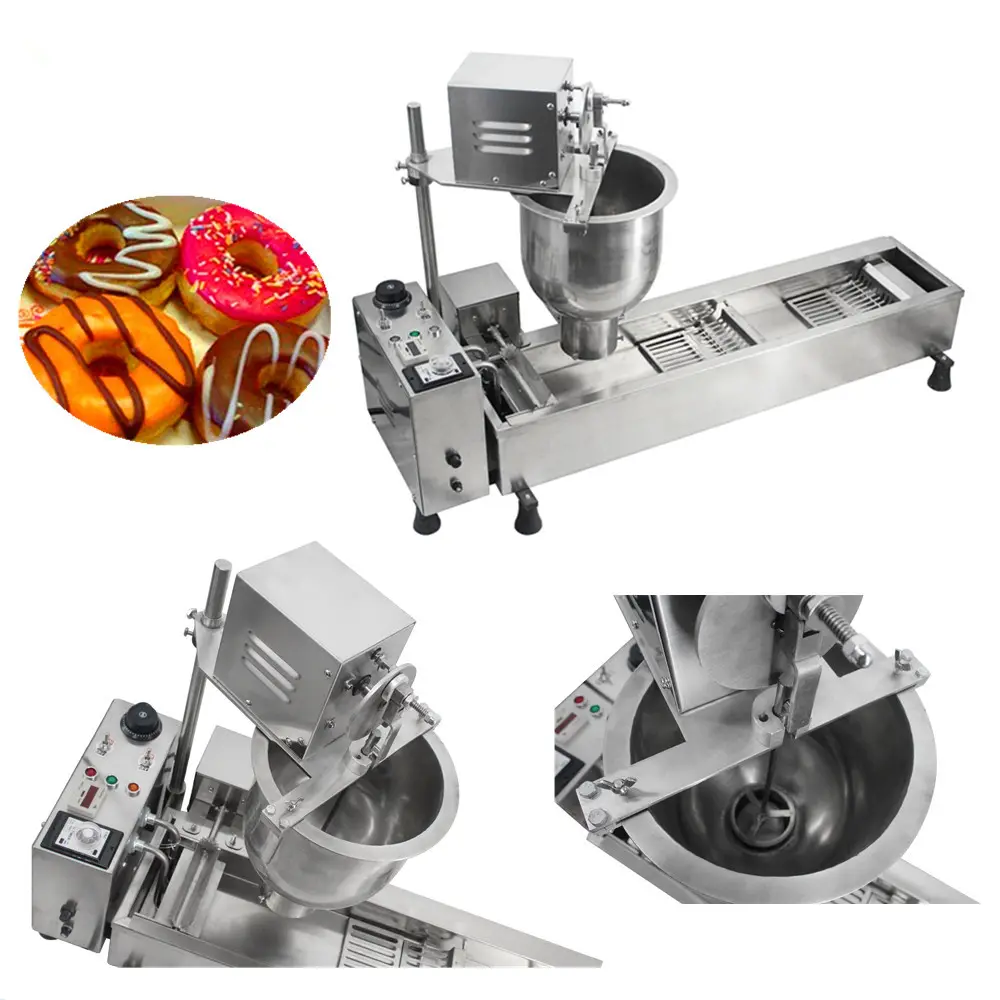 Hiệu suất ổn định Donut Máy làm Pon de Ring Donut máy cho doanh nghiệp nhỏ