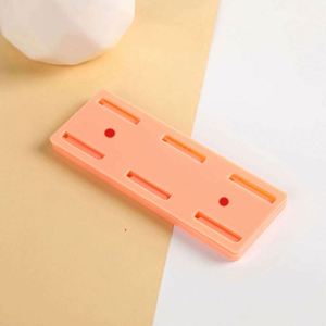 <b>Plastic</b> 5-Layer Punch-Free Adhesive Modern Multifunction Non-Folding Socket Holder Wall Mounting Bracket Stand Custom Logo - Product Image 4
