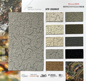 Borsa ecologica in pelle sintetica in microfibra con struttura in marmo resistente all'abrasione colori personalizzati impermeabili HongYun - Product Image 5
