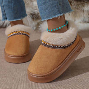 รองเท้าผู้หญิงพื้น EVA แบบใหม่ ขายส่ง บุขนนุ่มฟู คุณภาพสูง แบรนด์ใหม่ - Product Image 4