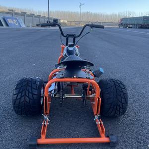 <span class=keywords><strong>Go</strong></span>-<span class=keywords><strong>Kart</strong></span> a <span class=keywords><strong>3</strong></span> Ruote 212cc 4 Tempi Completamente Nuovo Arancione con Sospensioni a Molla Sedile Pneumatici Larghi in Alluminio Lucidato da 5 Pollici per Corse su Strada e Drift - Product Image 4