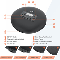 Reproductor de CD portátil con diseño elegante y pantalla LCD con retroiluminación 60/120s ASP para discos CD/MP3