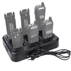 เครื่องชาร์จหกช่อง Baofeng UV-82 สำหรับ 82L 82C 82HP 82HX BTECH GMRS-V1 ใช้กับแบตเตอรี่มาตรฐาน - Product Image 1